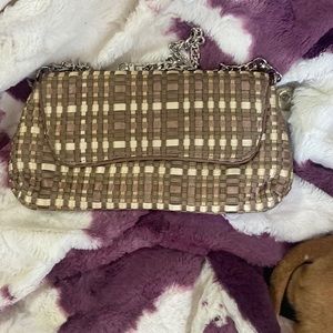The Sak Basketweave Purse‎ small with chain handle